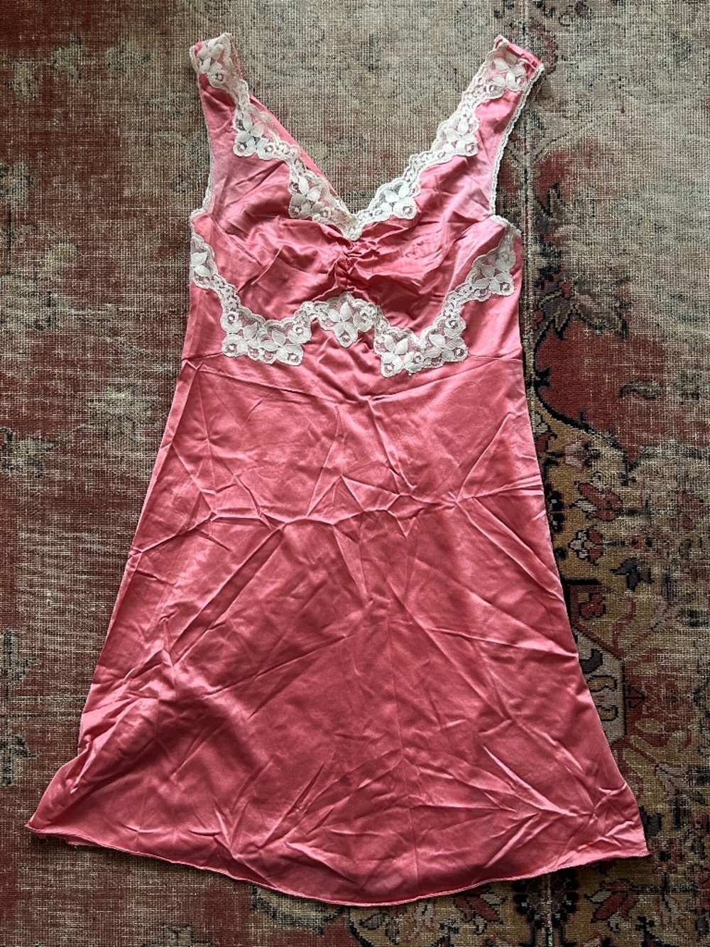 Vintage 1960's Nylon Mini Slip Dress